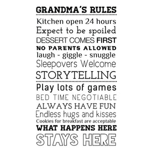 Grandma´s Rules