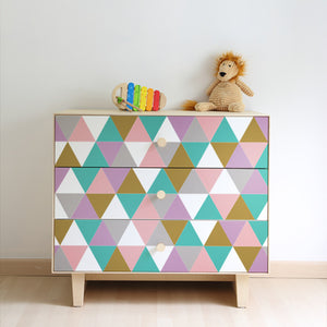 Triangles for changing table