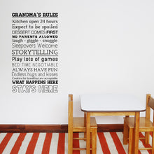 Load image into Gallery viewer, Grandma´s Rules