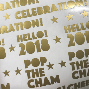 Happy New Year Decals