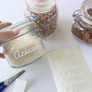 Personalized Home Organization Vinyl Tags