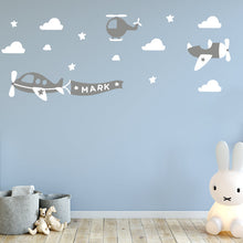 Load image into Gallery viewer, Planes and Clouds